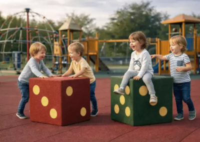 Jeu sur les dés en caoutchouc HEXDALLE